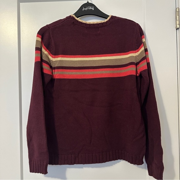 Vintage Esprit Maroon Knit Crewneck Pullover Sweater Size Small Women’s - Picture 6 of 11